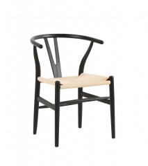 CHAIR V BACK BLACK    - CHAIRS, STOOLS